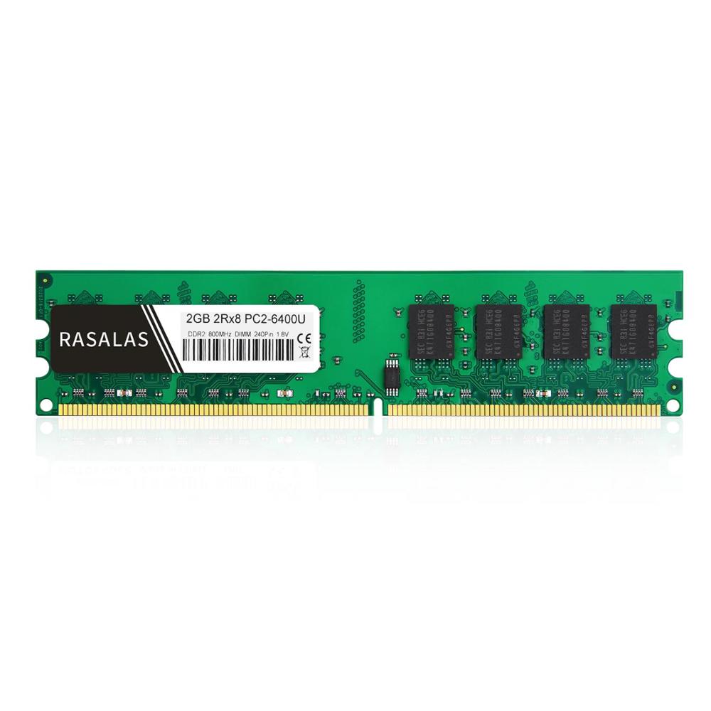 Rasalas ũž PC RAM 240  ޸, 2GB DDR2 667Mhz 800Mhz PC2 5300U 6400U DIMM 1,8V